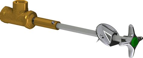 Remote valve for 45° angle panels | Chicago Faucets