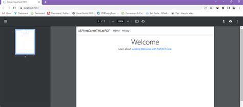 ASP.NET Core Export to PDF 的图像结果
