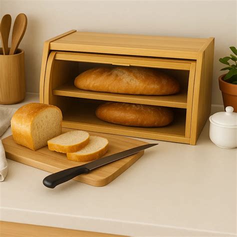 Bamboo Bread Box Benefits: Keep Bread Fresher & Cut Waste!