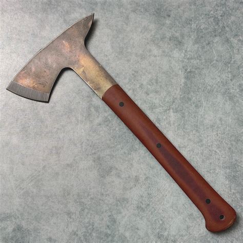 John Gray Custom Tomahawk Antique Micarta Handle Graytanium 15V Head ...