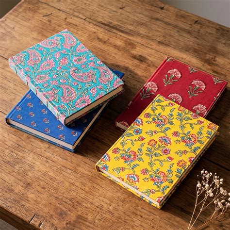 Shop Handcrafted Sanganeri Fabric Notebooks | iTokri