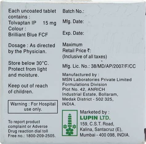 Resodim 15 Tablet: Uses, Side Effects, Price, Dosage & More Info ...