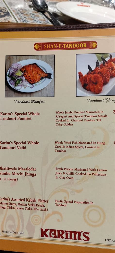 Menu at Karim's - Original From Jama Masjid Delhi 6, Kolkata, 84