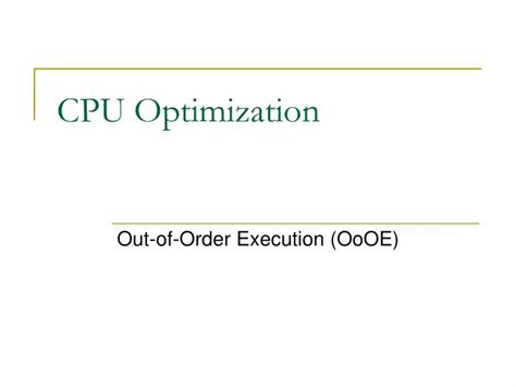 Image result for CPU Optimization Techniques