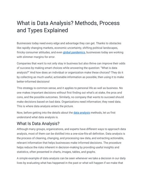 Image result for Types of Data Analysis Methods