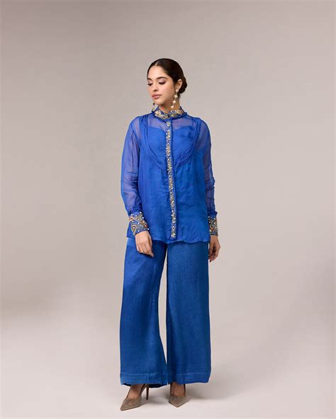 Buy Blue Me More Co-ord Set Online in India – Ambraee