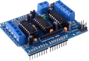 Vayuyaan L293D Motor Driver Shield 4 Channel for Microcontrollers Ideal ...