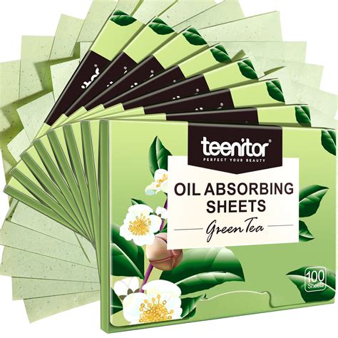 Snapklik.com : Teenitor Green Tea Blotting Paper - 800 Oil Absorbing Sheets For Oily Skin