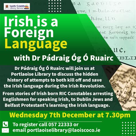 History Talk – Laois Local Studies