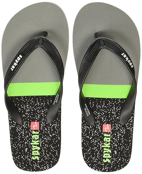 Buy Spykar Men's Black Flip-Flops - 7 UK/India (41 EU)(SPY-SL-01AH-1014 ...