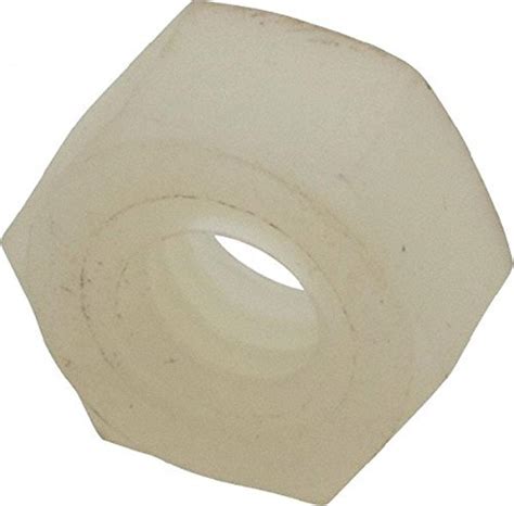 Small Parts 2CNFHN Nylon Hex Nut, 2-56 Thread Size, Nylon, 2-56 (Pack ...