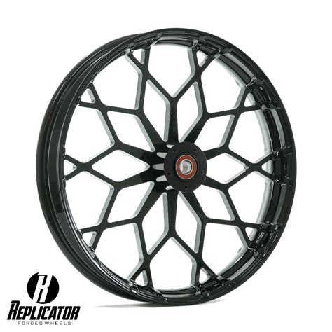 21 X 3.5" Prodigy Wheel, Dual Rotors, Front Tire, Black, 2000-22 Harley ...