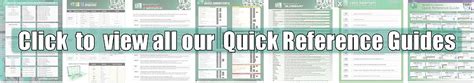 Image result for Excel Quick Reference Guide