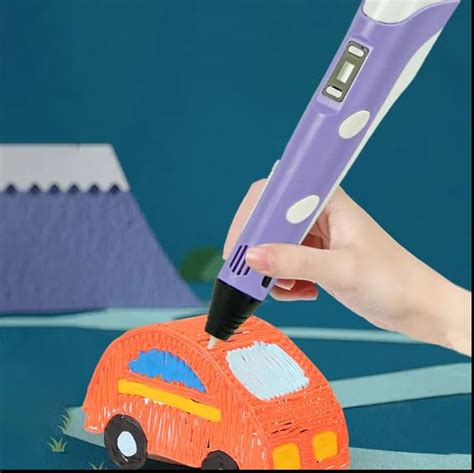 Kidzano 3D Pen for Kids and Adults-LCD Display with Adjustable Speed ...