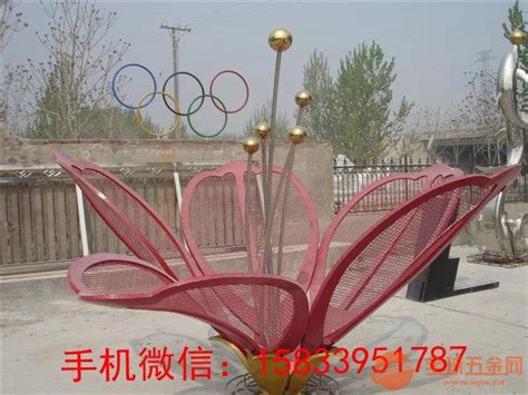 不锈钢紫荆花 公园景观雕塑-宏通雕塑