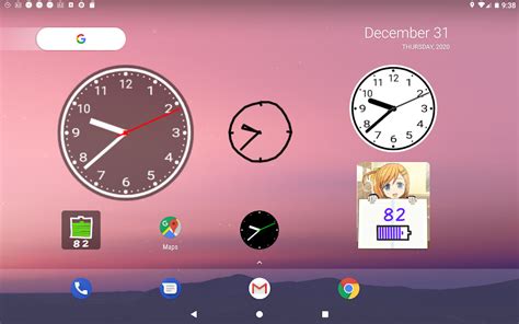 Image result for Clock Widget Android Interface