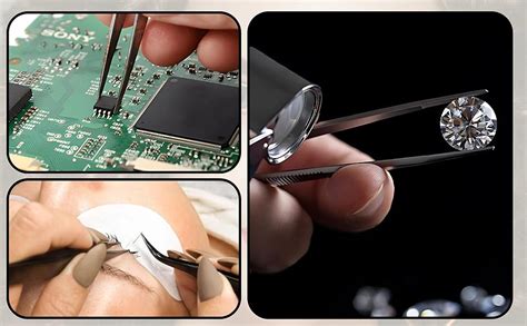 Alis UQTZ007 Stainless Steel Multipurpose Tweezer Set of 3| Precision ...