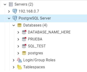 Image result for PostgreSQL pgAdmin Address Table