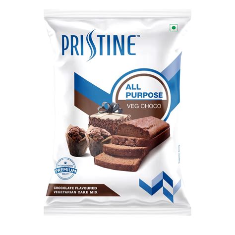 Pristine All Purpose Veg Chocolate Cake Mix, 1Kg : Amazon.in: Grocery ...
