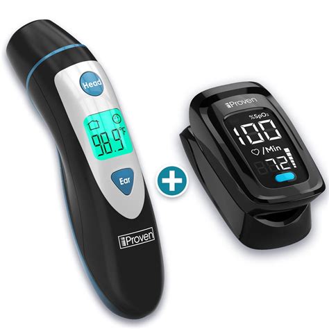 Buy iProven Forehead Thermometer + Saturation Monitor Online at Lowest ...