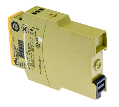 774325 Pilz | Pilz PNOZ X5, 24V ac/dc Safety Relay, 2 Safety Contacts ...