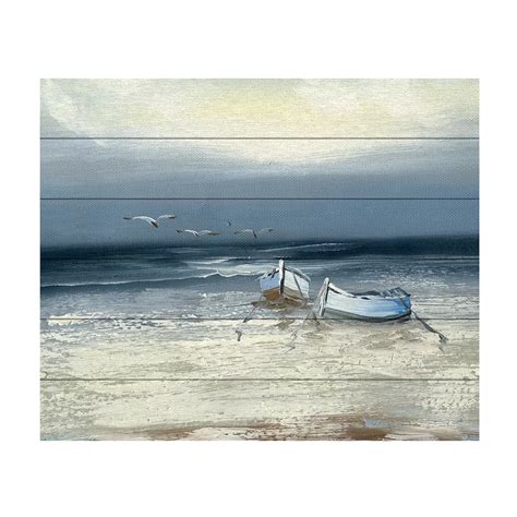 Trademark Fine Art Rio 'Low Tide' Wood Slat Art