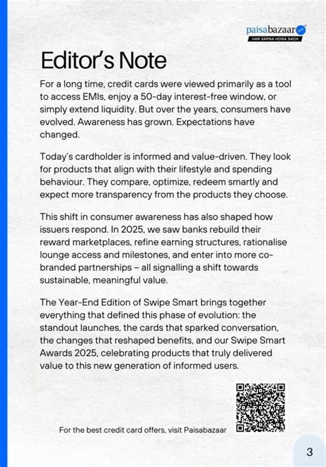 Swipe Smart: Year-end Edition | Credit Card Newsletter- Dec 2025 - 27 ...