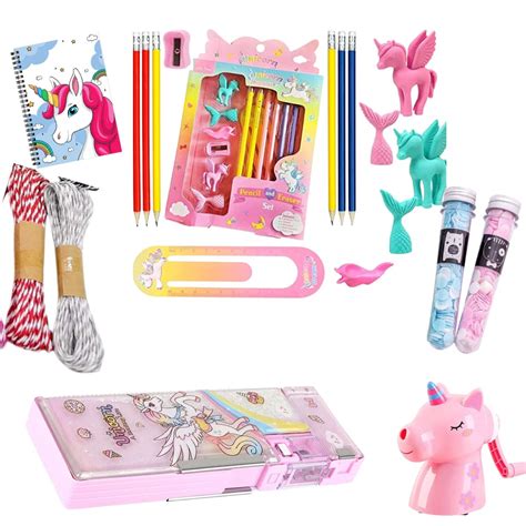 Smizzy Unicorn Stationary Stationery Set kit for Girls Kids Boys ...