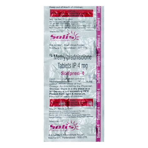 Solipred-4 Tablet | Uses, Side Effects, Price | Apollo Pharmacy