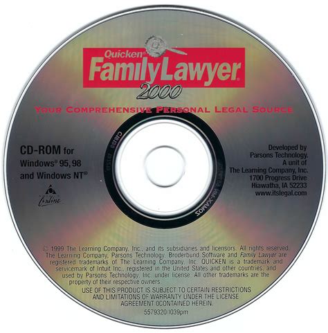 Parsons Technology Quicken Family Lawyer 2000 : Parsons Technology ...