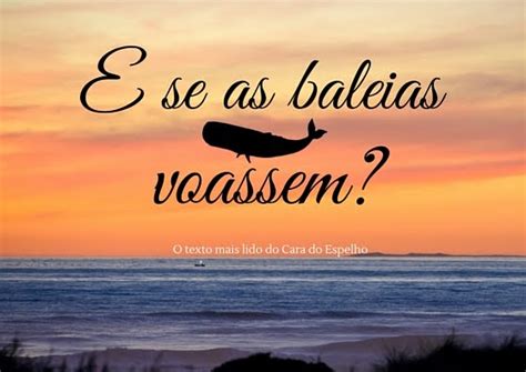 E se as baleias voassem? | Conto | Cara do Espelho