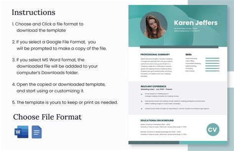 Image result for Basic CV Format