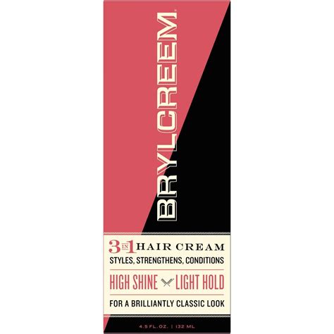Brylcreem High Shine Hair Cream For Men - Classic Light Hold, 3 In 1 ...