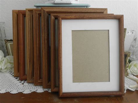 Vintage Solid Wood Frame Assorted 8 x 10 Rustic by ElegantSeashore