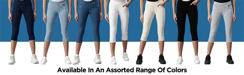 ADBUCKS Womens Slim Fit Denim Lycra Stretchable Capri Mid Rise with ...