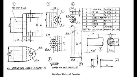 Image result for Universal Coupling Drawing