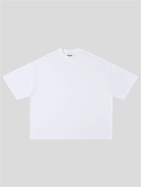 240 GSM BOXY CROPPED FIT 'WHITE' T-SHIRT – UNION KINGDOM