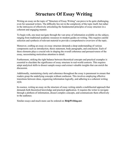 Essay Writing Structure 的图像结果