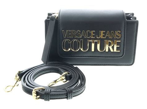 Buy Versace Jeans Couture Small Black Structured Mini Signature ...