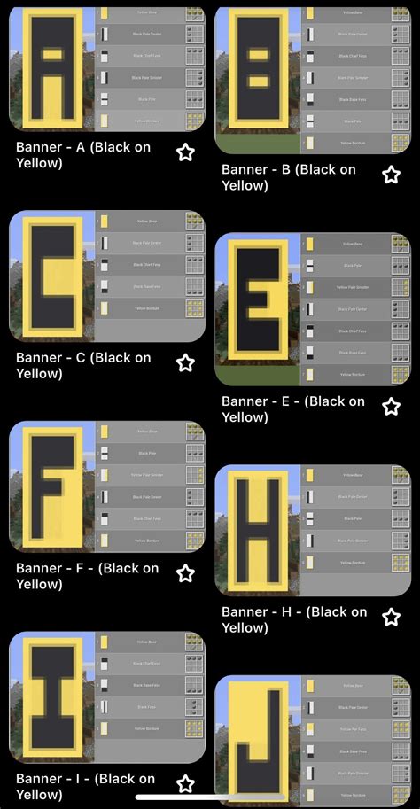 Minecraft letters banners – Artofit