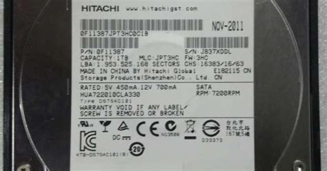 NetApp 1TB 7.2k Sata 3.5inch Hard Disk X302A-R5