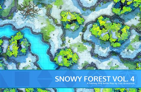 Image result for Snowy Forest RPG Map