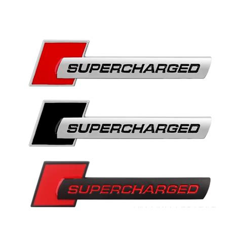 Mliyany 2Pcs Supercharged Emblem 3D Car Logo | Ubuy India