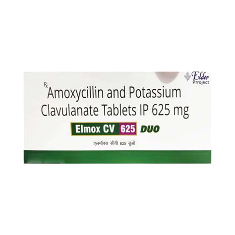 Elmox CV 625 Duo Tablet: Uses, Side Effects, Price, Dosage & More Info ...