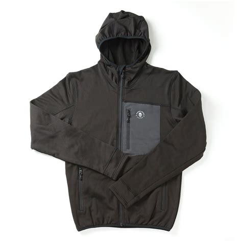 RGBF-001 BLACK フルジップブロックフリースパーカー | RUNNING GROOVE