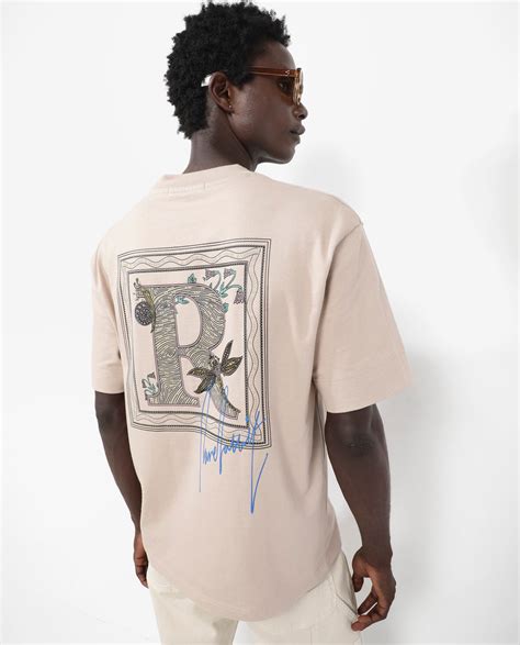 Rare Rabbit Articale Mens Yates Dusky Beige Cotton Polyester Fabric Sh