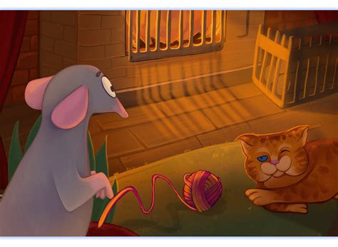 A series of children's illustrations for short stories on Behance