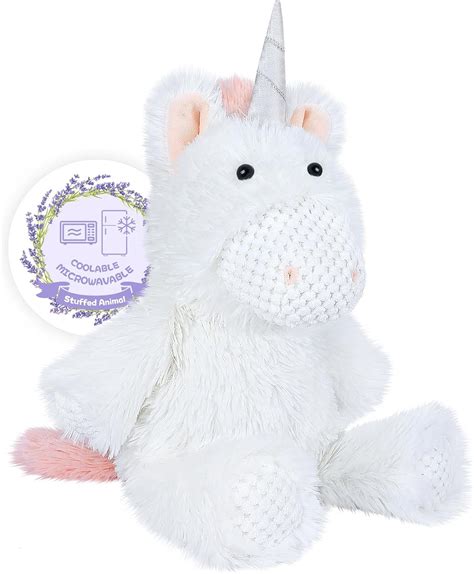 Amazon.com: SuzziPals Coolable Warmable Unicorn Stuffed Animal ...