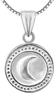 MJ 925 Moon / Chand Sterling Silver Pendant Price in India - Buy MJ 925 ...