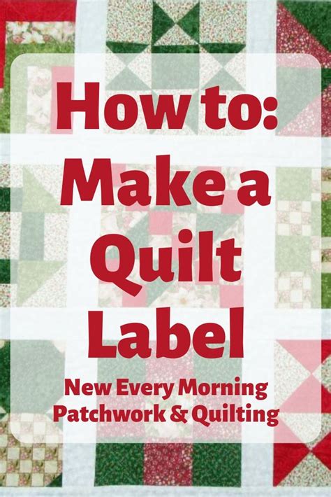 Quilt Labels Tutorial 的图像结果